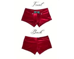 kerstlingerie boxer heren sexy bel fluweel string goedkoop floers sexy erotisch kostuum heren christmas muts