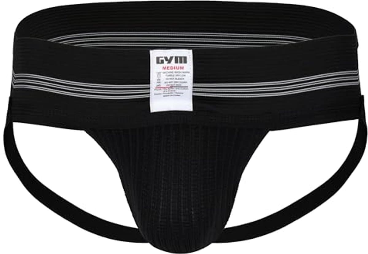 GYM Gym Old School Jockstrap met 3" tailleband heren Jockstrap (1-Pack) — afbeelding 1