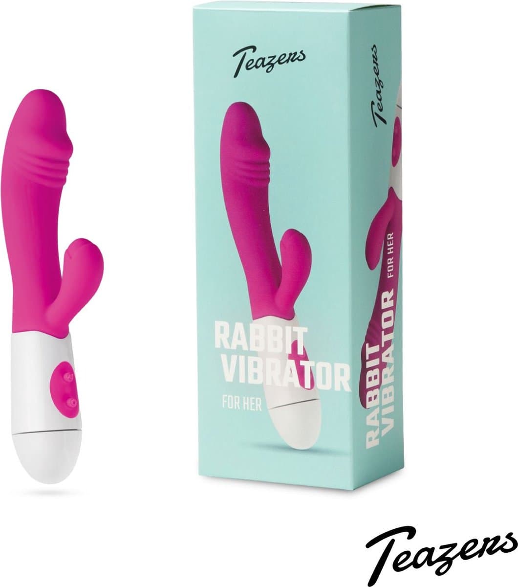 Teazers - Tarzan Vibrator - Rabbit Vibrator voor Beginners - Vibrators voor Vrouwen - Sex Toys voor Vrouwen - G-Spot Vibrator - Dildo - Clitoris Stimulator - Roze — afbeelding 1