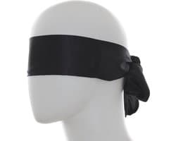 Banoch | Blinddoek Zwart - zacht 150 cm 8 cm breed