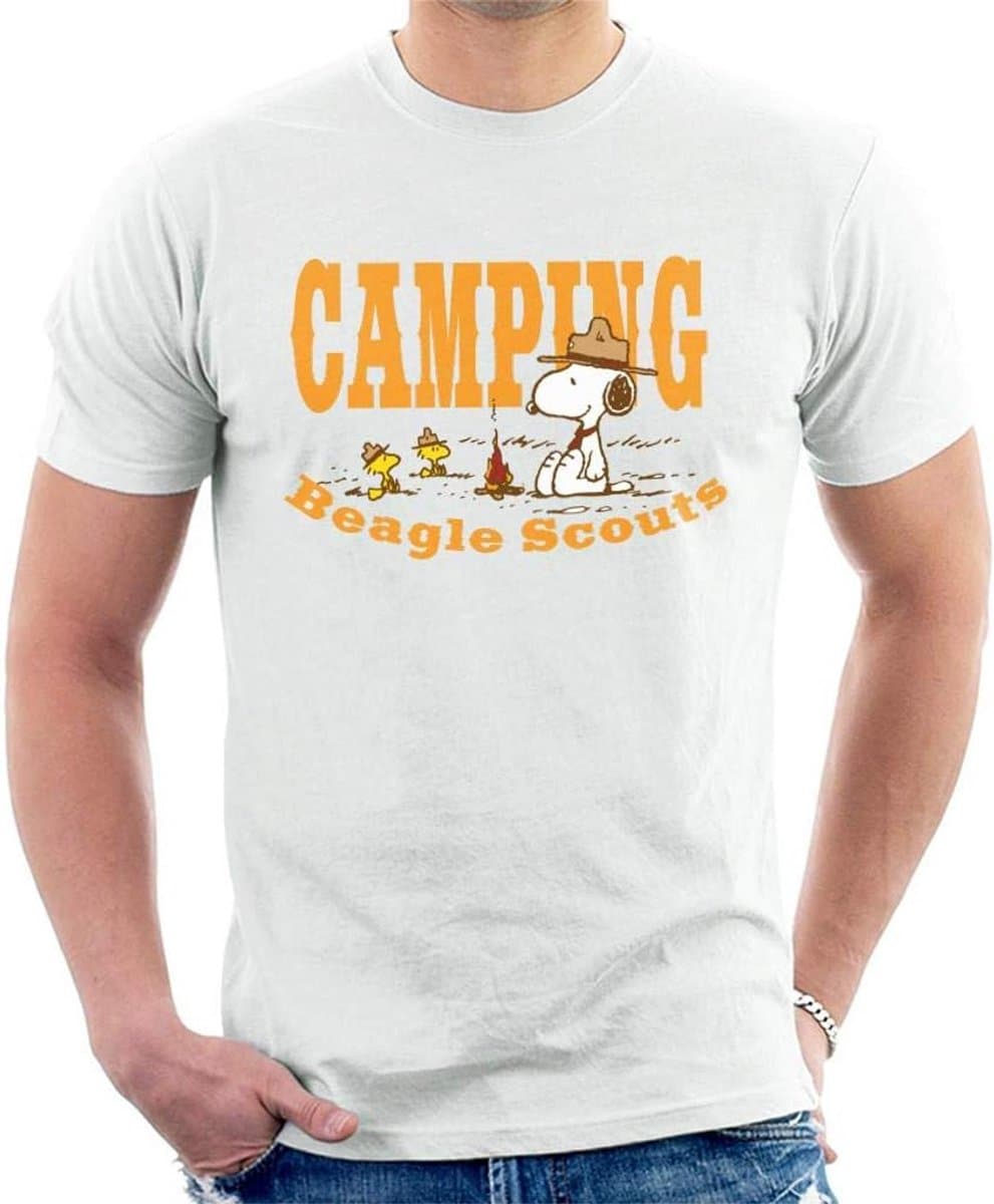 T-shirt met Snoopy en Woodstock Motief — afbeelding 1