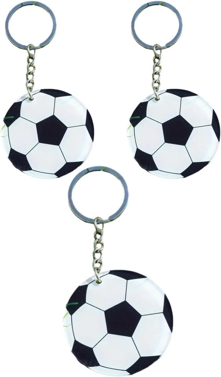 Cosensi - Voetbalsleutelring cadeau voor voetbalfans - 3 stuks — afbeelding 1