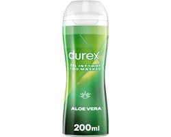 Massageolie en Glijmiddel 2-in-1 - Aloe Vera - 200ML