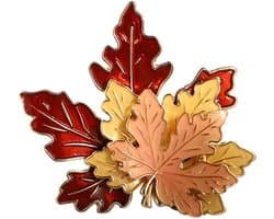 Esdoornblad Mode Broche Retro Olie Reversspeldjes Thanksgiving Broche Pin Herfst Herfst Bladeren Gift Decoratie Sieraden Accessoire