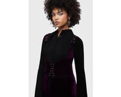 Killstar Beneath The Eclipse - Night Petal Underbust Corset Dames Korset - paars - 4XL