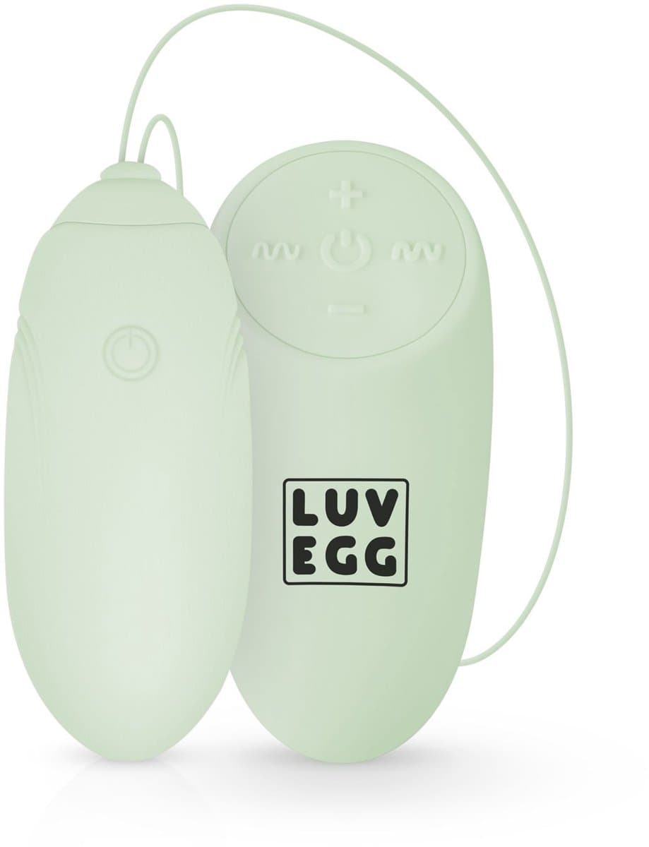 LUV EGG Vibrerend ei - Vibrerend eitje met draadloze afstandsbediening - Vibrerend eitje - Groen — afbeelding 1
