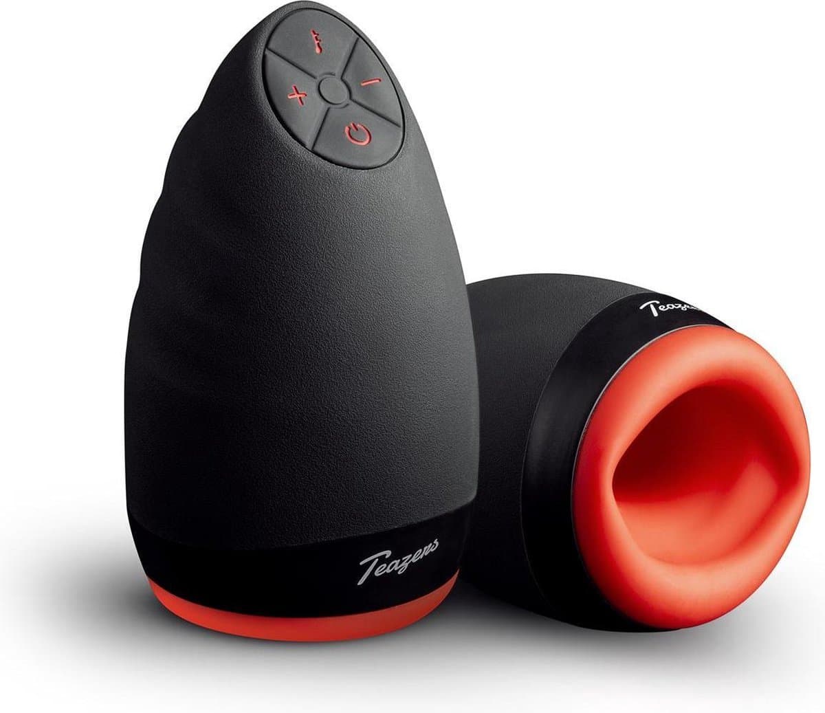 Teazers - Orale Masturbator - Masturbator - Oplaadbaar - Waterbasis - Sex Toys voor Mannen - Masturbator voor Man - Masturbators - Masturbator voor Mannen Elektrisch - Rood/Zwart — afbeelding 1