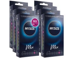My.Size Mix Condooms Maat 6, 64 mm, Voordeelpakket, Inhoud 60 stuks