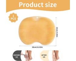 Foot Cleaner - 3D Massage Foot Mat with 75 Suction Cups, Easy Cleaning without Bending, Soft TPR Brushes, Relief of - ShopVlot