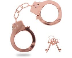 TOYJOY - Metal Handcuffs - Bondage / SM Cuffs Rose Gold