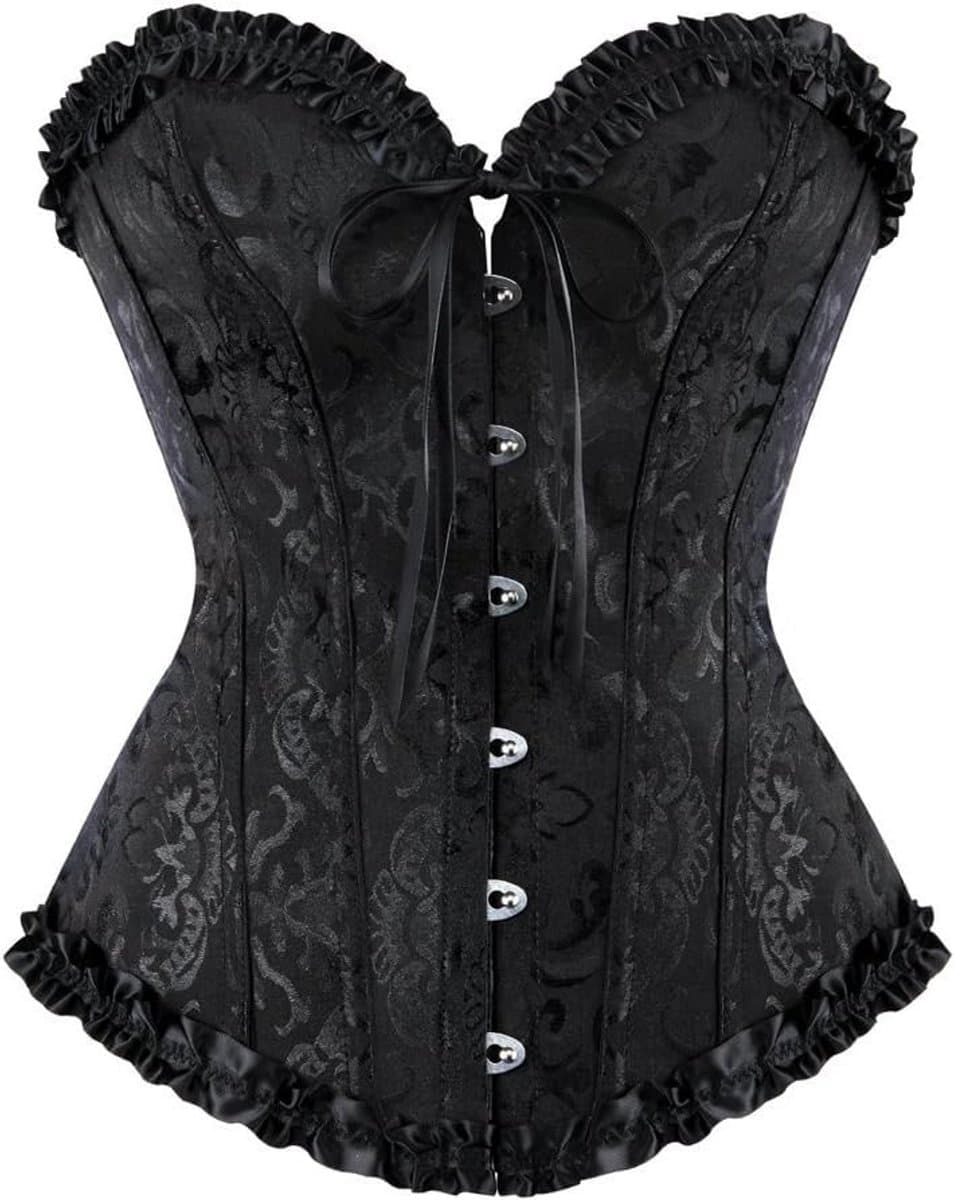 Pirate Corset Shapewear voor Dames - Sexy Lace-up Bustiers, Beschikbaar in Maten XS tot 6XL — afbeelding 1
