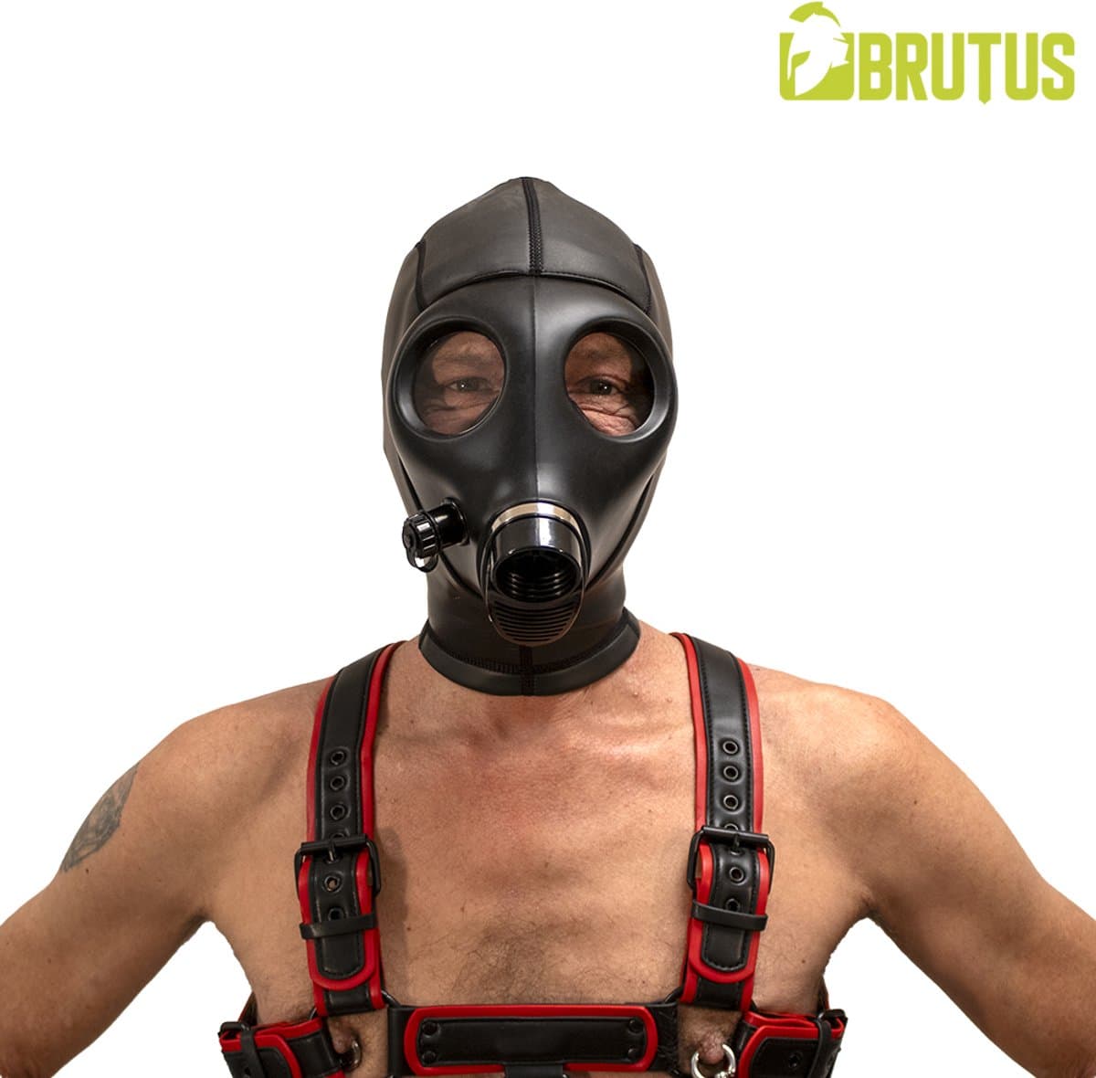 BRUTUS Neoprene Alien Gas Mask Hood — afbeelding 1