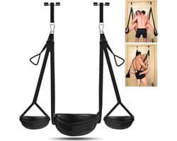 RONN® Sex Schommel - Sex Swing Extra Stevig – Seksschommel met Gratis Blinddoek – Zwart - 29cmx 25cmx 8cm; 970 g