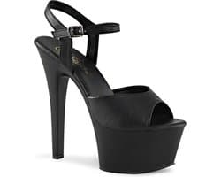 Pleaser - ASPIRE609 Sandaal met enkelband, Paaldans schoenen - Paaldans schoenen - 42 Shoes - Zwart