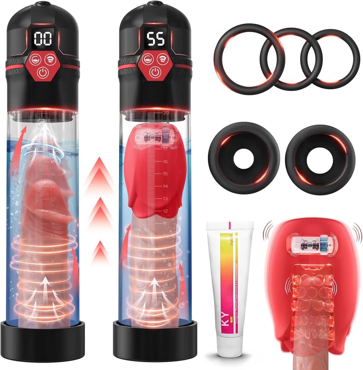Masturbator - Vacuum - Seks Machine Heren - Penis Pomp — afbeelding 1