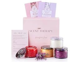 Aromatherapie kaars cadeauset - Verjaardagscadeaus voor vrouwen en unieke geschenken voor haar