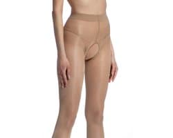 Panty open kruis - 20 Denier - Kleur: Beige - Maat: L/XL - Model: Gloss - Merk: Amour