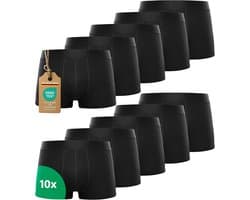 Kemes Boxershorts voor heren, 10 stuks, katoen, zwart, onderbroeken, ademend, ondergoed voor heren