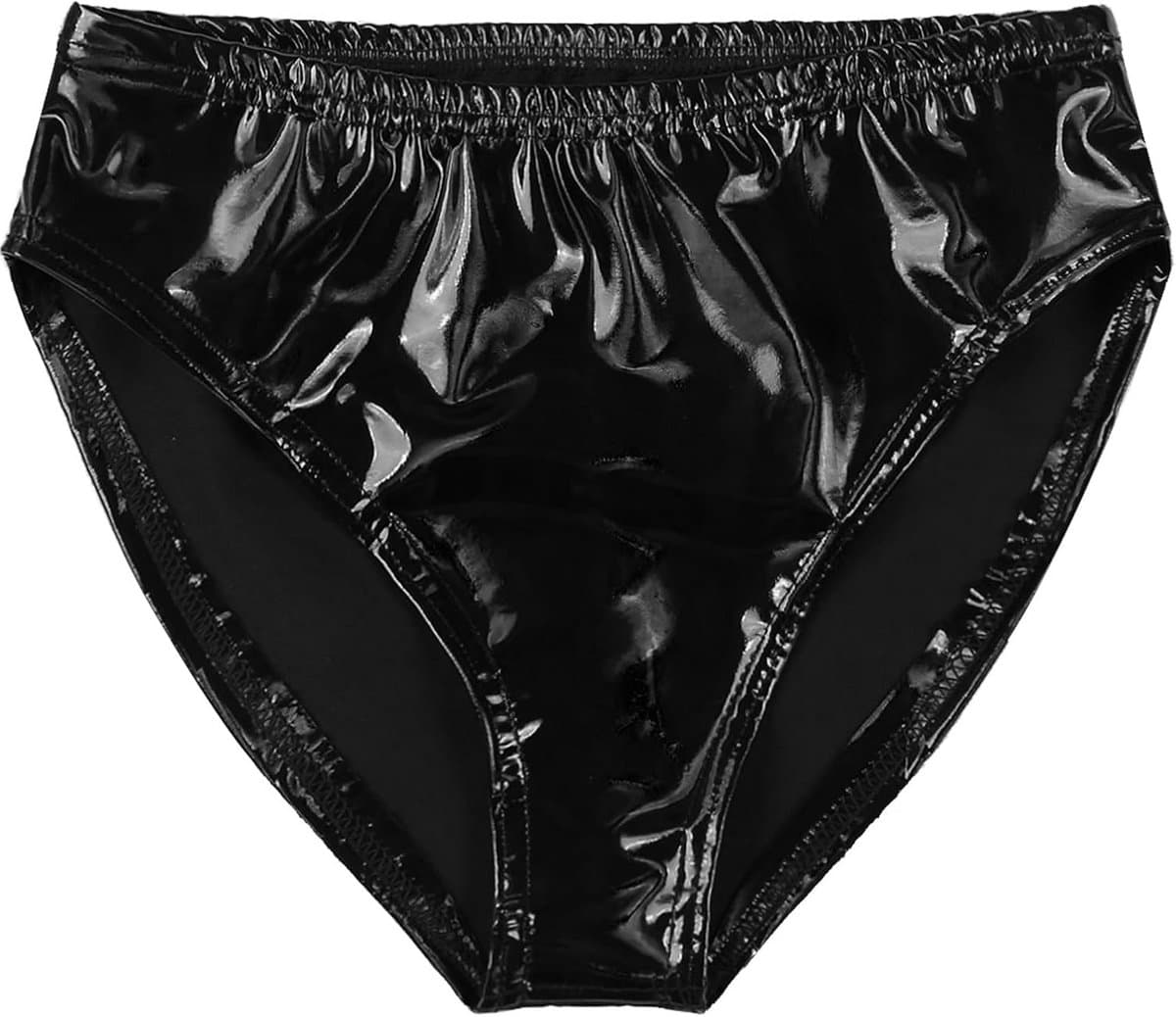 Heren Slip in Lakleer Look - Strakke Bikinislip en Ondergoed — afbeelding 1