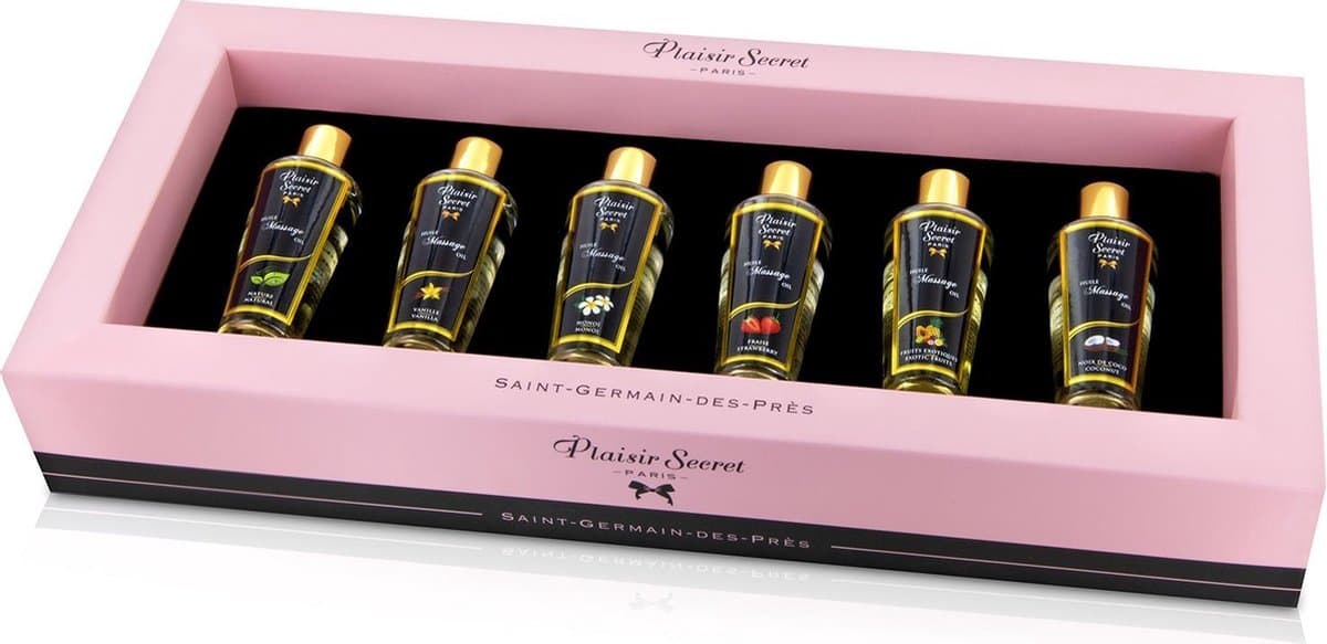 Plaisir Secret The Magic Six - Massageolie - Geschenkset 6 Stuks - 6 x 30 ml - 6 geuren — afbeelding 1