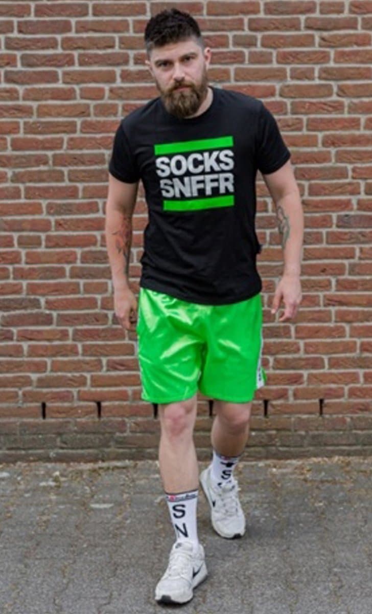 Sk8erboy sportshorts - neon green small — afbeelding 1
