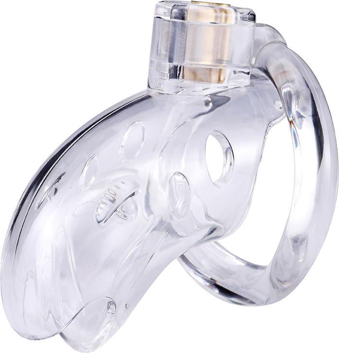 BRUTUS Shark Cage - Chastity Cage Kuisheidskooi - Clear — afbeelding 1