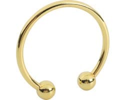 Banoch | Glansring Betty Ø 35 mm | goudkleurige metalen eikelring | cockring