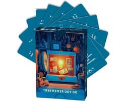 Spel voor koppels - Relatiespel kaarten - Gesprekken stimuleren - 50 creatieve vragen - Compact formaat - Uniek