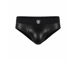 TOF Paris Fetish Brief Black/Black - MAAT M - Erotisch Heren Ondergoed - Slip voor Man - Sexy mannen Slip