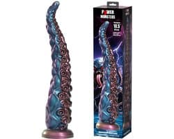 Power Monsters - Maelstrom Beastlord - Tentakel Dildo - Blauw/Paars/Goud