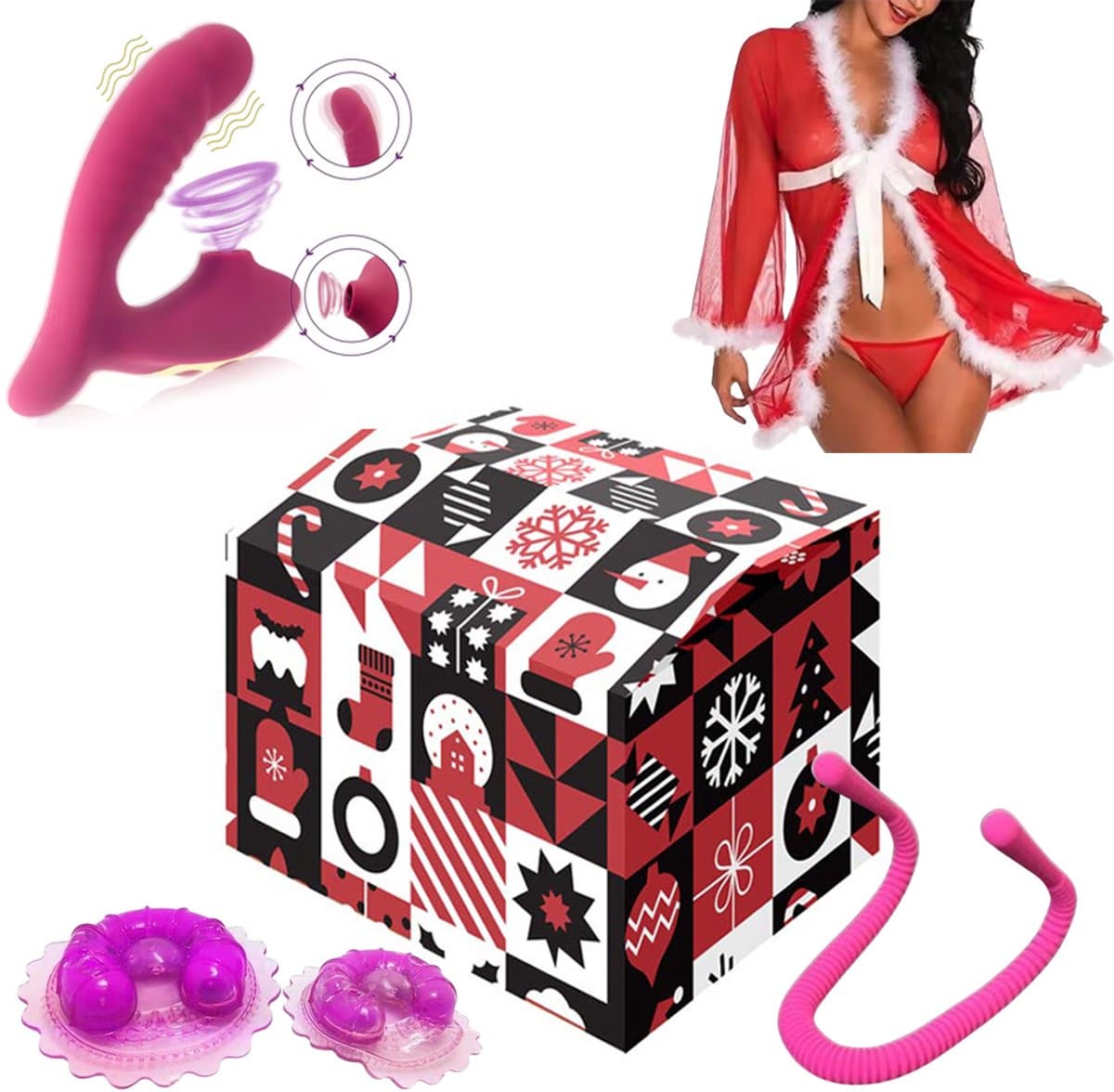 Erotisch Kerstpakket Dames - Kerst Cadeau - Kado - Seks - Erotiek - Vrouwen — afbeelding 1
