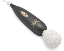 Pixey Exceed V2 - Extra Krachtige Wand Massager - 3.000-14.000 RPM - Netstroom - Zwart