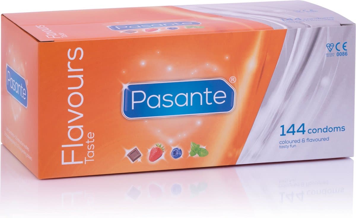 Pasante Flavours - 144 stuks - Condooms — afbeelding 1