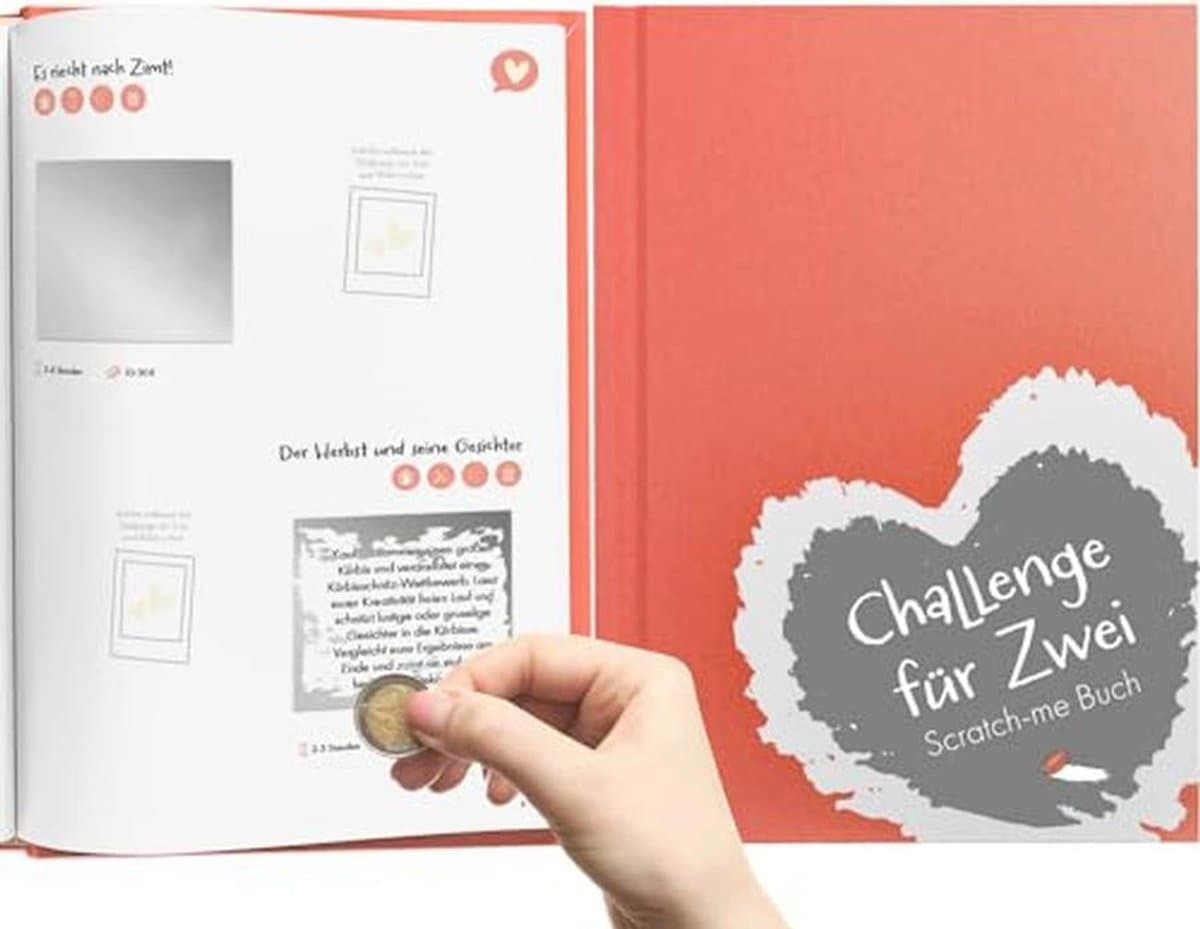 Date Ideeën Boek - Koppel Uitdagingen - Relatie Verdiepen - 40 Krasbare Ideeën - 29.7 x 21 cm - Multicolor — afbeelding 1