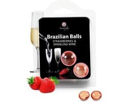 Secret Play 2 strawberry and champagne brazilian balls set