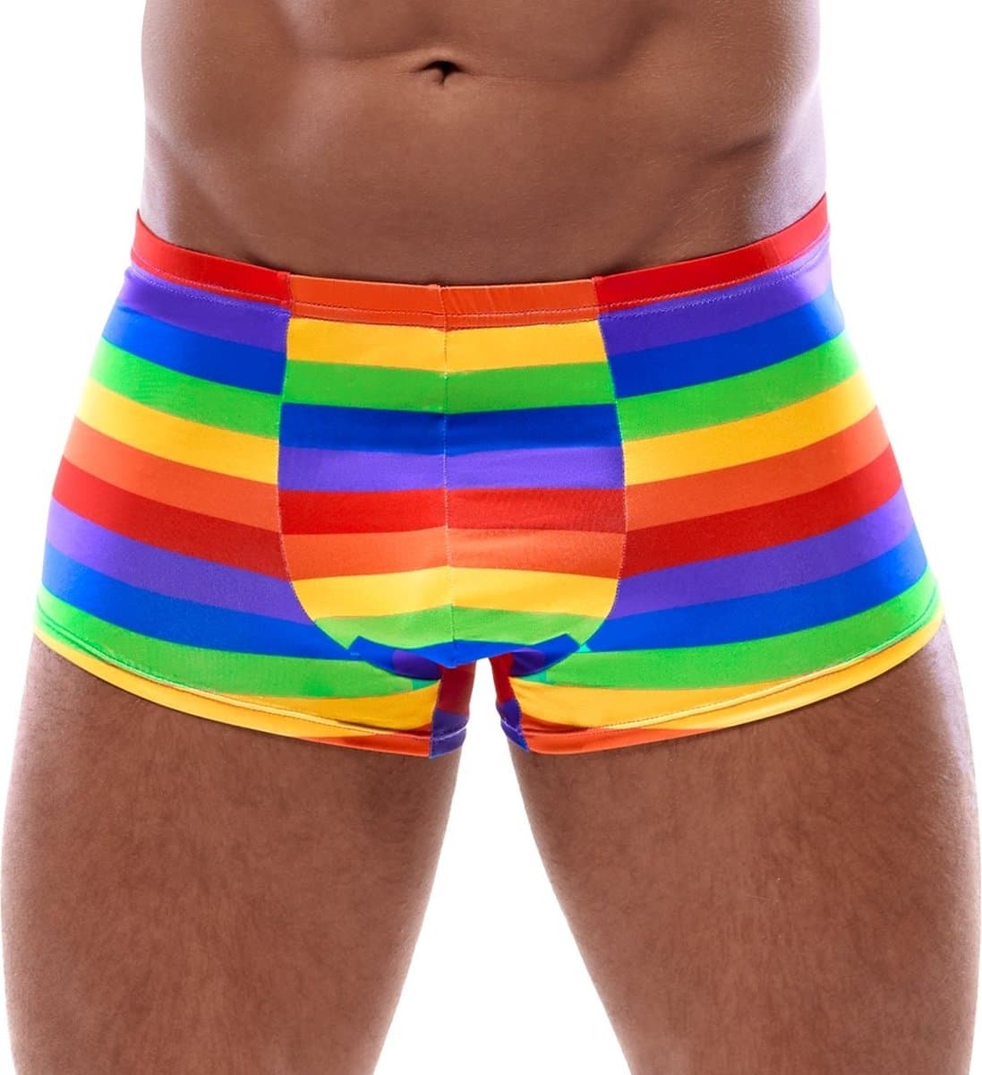 Kleurrijk Regenboog Shorts Mannen — afbeelding 1