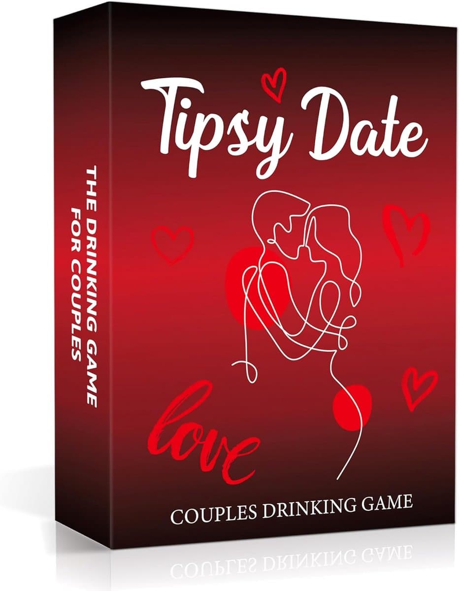 Drink Spel - Date Night Spel - Gezelligheid Vergroten - Originele Vragen - 076 x 051 cm - Multicolor — afbeelding 1