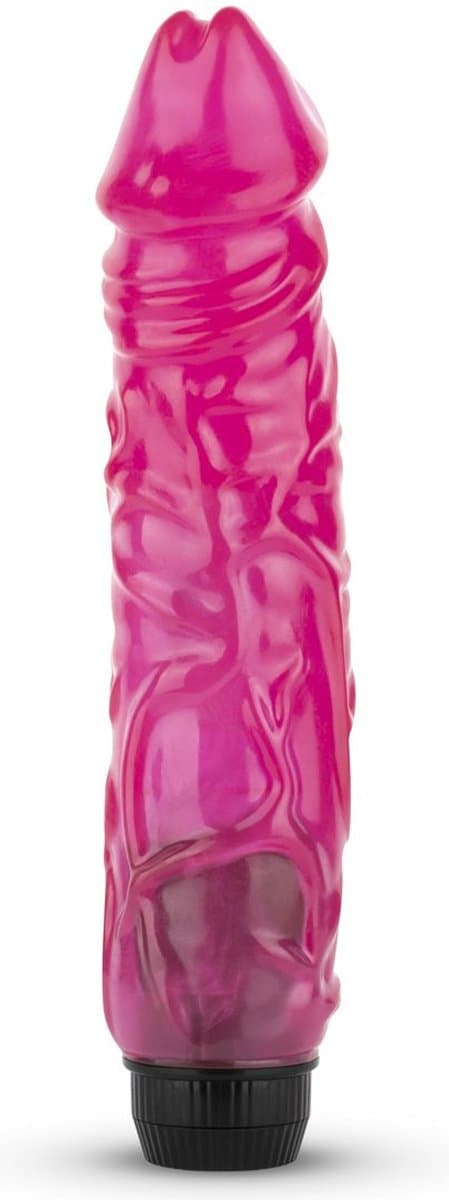 Jelly Supreme - Realistische Vibrator - Roze/Glitters — afbeelding 1