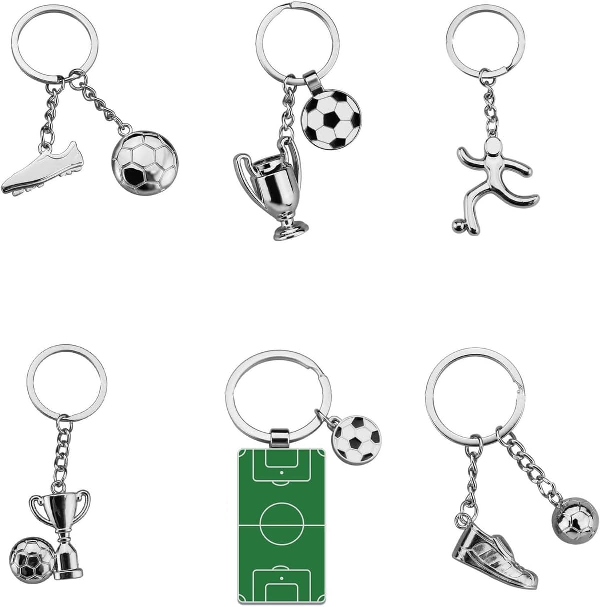 Binnensleutelhanger, mini-voetbalsleutelhanger, cadeau voor Mister voetbal, een leuk cadeau voor mannen en vrouwen, fans souvenir — afbeelding 1