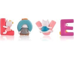 Cupido Miniatuur Set - Liefdesdecoratie - Romantische Sfeer - Set van 4 - Miniatuur Formaat - Multicolor