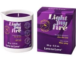 Love to Love - Light My Fire - Druppelkaars - Wax Play - Paars