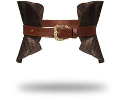 Liebe Seele - The Equestrian Leather Corset - Leren Corset M/L