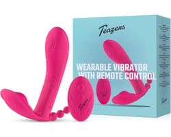 Teazers - Draagbare G-Spot Vibrator met Afstandsbediening - Vibrators voor Vrouwen - Sex Toys voor Vrouwen - Vibrators - Dildo’s - Roze