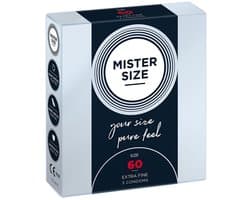 MISTER SIZE 60 Ultra Dunne XL condooms (3 pack)
