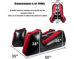 DD® Sex Stoel - Sex Meubel - Sex Chair - Opblaasbaar Kussen - 36x33x10cm - Zwart