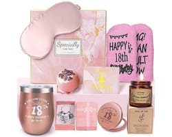 18e Verjaardag Cadeaus voor Vrouwen, Verwen Set voor Haar, Ideale Cadeau-ideeën voor 18-jarige Vrienden, Zussen en Dochters