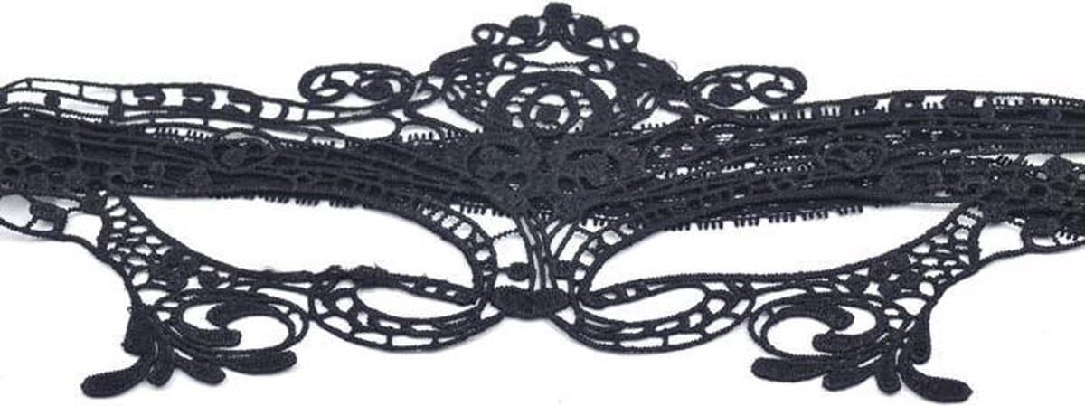 Sexy Masker Kant Zwart - Spannende masker - Leuk voor in bed - Voor vrouwen - Zwart - Lace - Spannend voor koppels - Sex speeltjes - Sex toys - Makkelijk in gebruik - Erotiek - Bondage - Sexspelletjes voor mannen en vrouwen - Seksspeeltjes — afbeelding 1