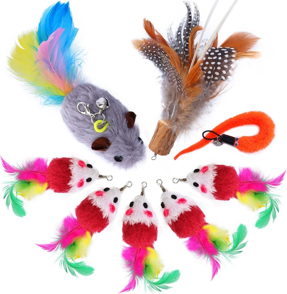 Veervullingen voor Cat Wand Toys Interactive inclusief vervangende muis — afbeelding 1