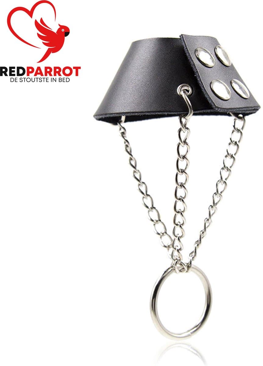 Kuisheid cockring parachute - RVS - Penis ring - Kuisheidskooi — afbeelding 1