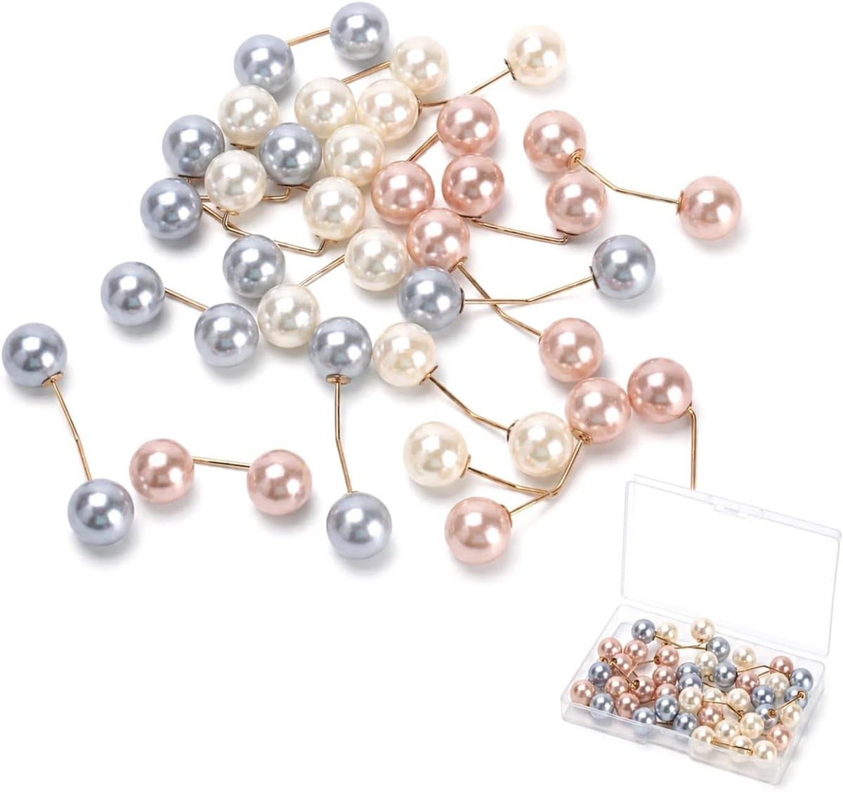 Broches voor kleding, parelspelden voor dames — afbeelding 1